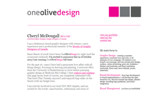 Desktop Screenshot of oneolivedesign.com